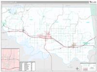 Sequoyah County, OK Wall Map