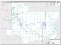 Wagoner County, OK Wall Map Zip Code