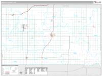Washita County, OK Wall Map Zip Code