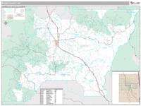 Baker County, OR Wall Map Zip Code