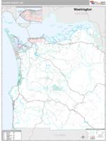 Clatsop County, OR Wall Map Zip Code