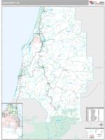 Coos County, OR Wall Map