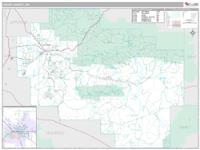 Crook County, OR Wall Map Zip Code