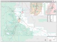 Deschutes County, OR Wall Map Zip Code