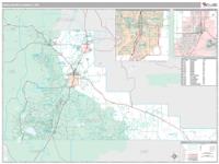 Deschutes County, OR Wall Map