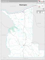 Gilliam County, OR Wall Map Zip Code