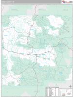Grant County, OR Wall Map
