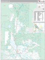 Klamath County, OR Wall Map Zip Code