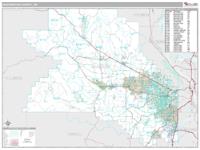 Washington County, OR Wall Map Zip Code