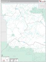 Wheeler County, OR Wall Map Zip Code