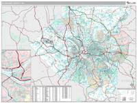 Allegheny County, PA Wall Map Zip Code