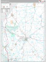 Butler County, PA Wall Map Zip Code