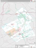 Carbon County, PA Wall Map Zip Code