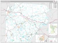 Clearfield County, PA Wall Map Zip Code