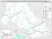 Clinton County, PA Wall Map Zip Code