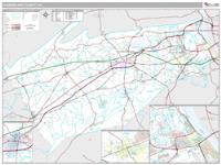 Cumberland County, PA Wall Map Zip Code