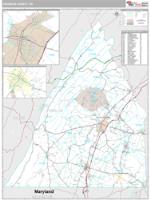 Franklin County, PA Wall Map Zip Code