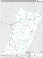 Fulton County, PA Wall Map Zip Code