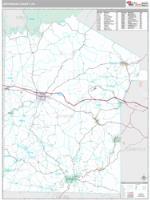 Jefferson County, PA Wall Map Zip Code