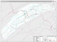 Juniata County, PA Wall Map Zip Code