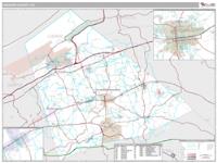 Lebanon County, PA Wall Map Zip Code