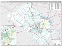 Lehigh County, PA Wall Map Zip Code