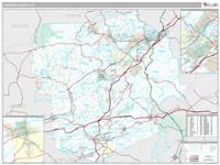 Luzerne County, PA Wall Map Zip Code