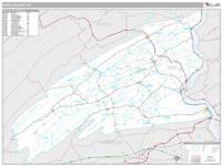 Perry County, PA Wall Map Zip Code
