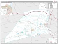 Union County, PA Wall Map Zip Code