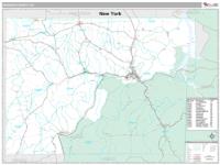 Warren County, PA Wall Map Zip Code