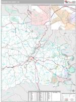 Washington County, PA Wall Map Zip Code