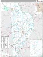 Wayne County, PA Wall Map Zip Code