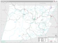 Wyoming County, PA Wall Map Zip Code