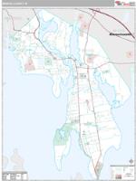 Bristol County, RI Wall Map