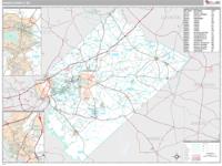 Aiken County, SC Wall Map Zip Code