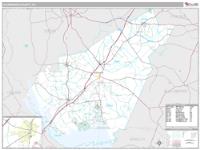 Clarendon County, SC Wall Map Zip Code