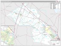 Dorchester County, SC Wall Map Zip Code