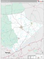 Edgefield County, SC Wall Map Zip Code