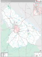 Greenwood County, SC Wall Map Zip Code