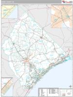 Horry County, SC Wall Map Zip Code