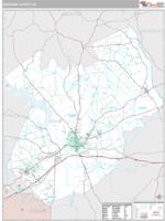 Kershaw County, SC Wall Map Zip Code