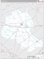 Lee County, SC Wall Map Zip Code