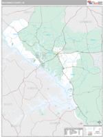 McCormick County, SC Wall Map Zip Code