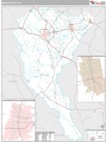 Marion County, SC Wall Map Zip Code