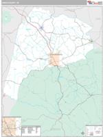 Union County, SC Wall Map Zip Code