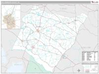 Williamsburg County, SC Wall Map Zip Code