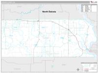 Corson County, SD Wall Map Zip Code