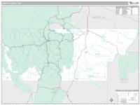 Custer County, SD Wall Map Zip Code