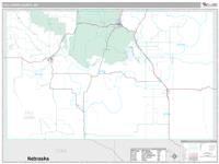 Fall River County, SD Wall Map Zip Code