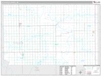 Hutchinson County, SD Wall Map Zip Code